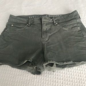Articles of Society cutoff denim shorts